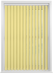 Trinity (Blackout), Daffodil Yellow - Vertical Blind